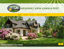 Tablet Screenshot of heavenlyviewlawn.com